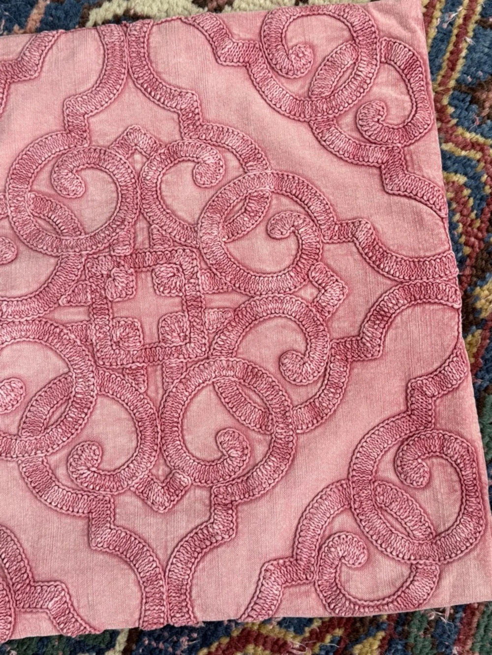 Pottery Barn Nautical Red Square Sham